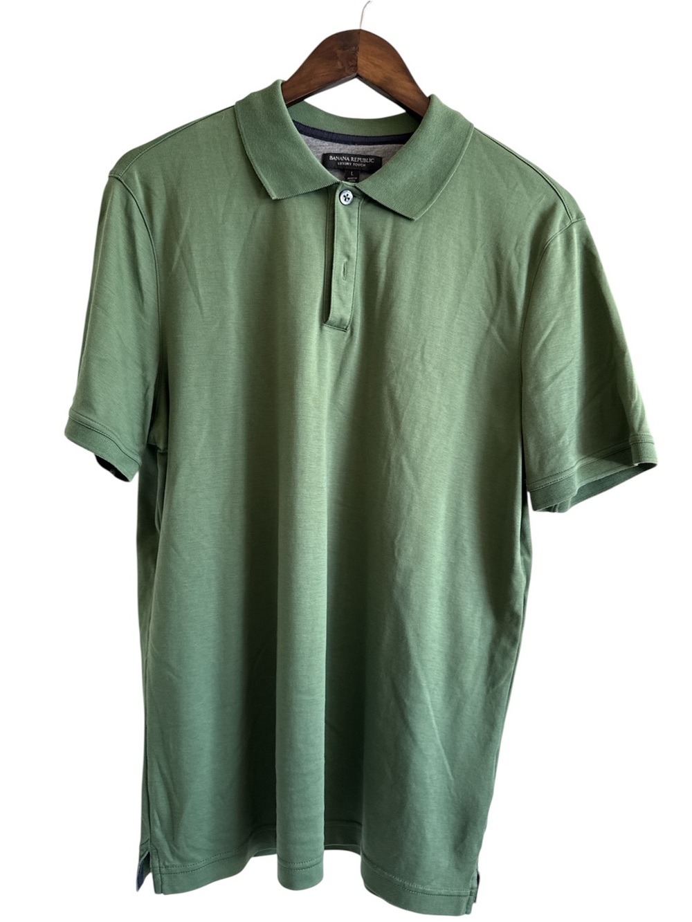Banana Republic Olive Green Polo Shirt